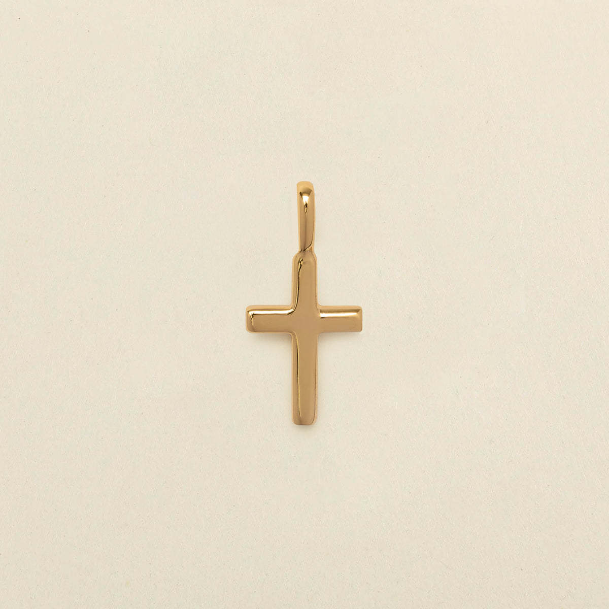 1 Piece Copper Zircon Gold Plated Cross Heart Shape Polished Pendant Chain display picture 3