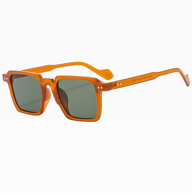 Simple Style Commute Color Block Pc Square Full Frame Women's Sunglasses display picture 2