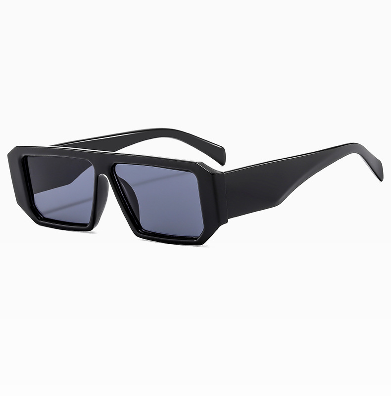 Simple Style Classic Style Commute Color Block Ac Square Full Frame Men's Sunglasses display picture 1