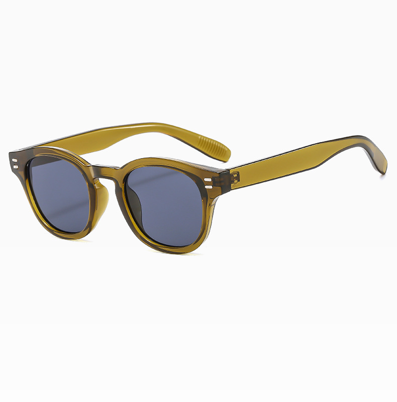 Classic Style Roman Style Commute Color Block Ac Oval Frame Full Frame Women's Sunglasses display picture 4