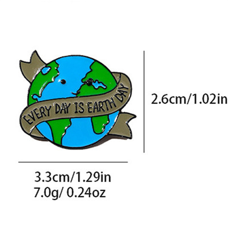 Pastoral Simple Style Earth Alloy Printing Unisex Brooches display picture 7