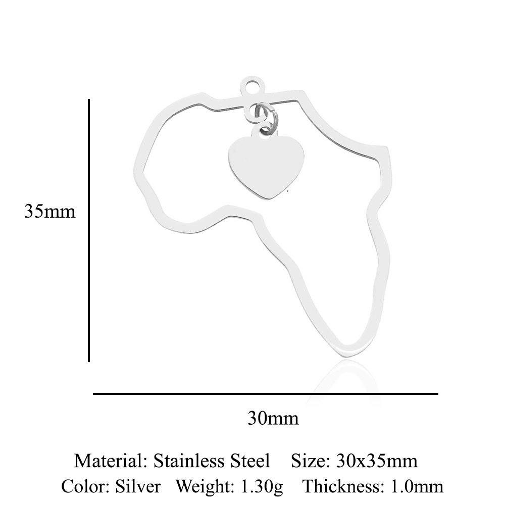 Simple Style Map Handcuffs Stainless Steel Polishing Plating Gold Plated Jewelry Accessories display picture 1