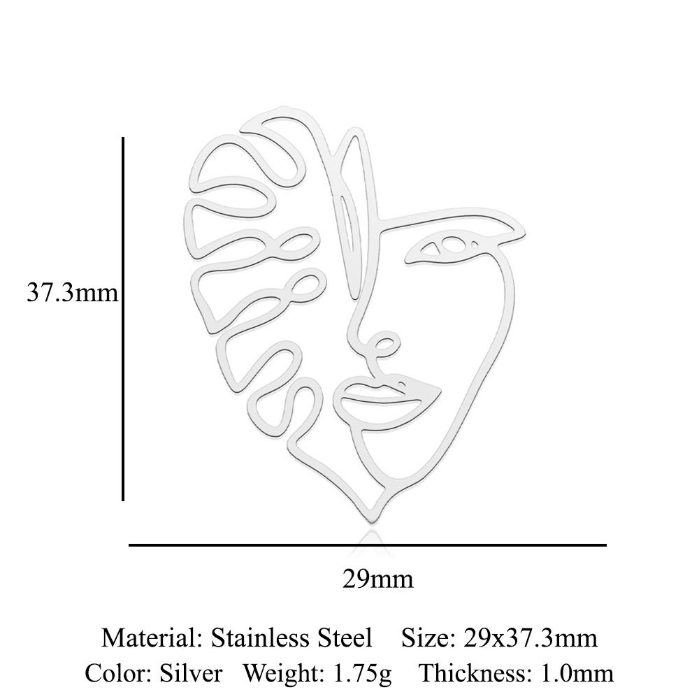 Einfacher Stil Karte Handschellen Rostfreier Stahl Polieren Überzug Vergoldet Schmuckzubehör display picture 5
