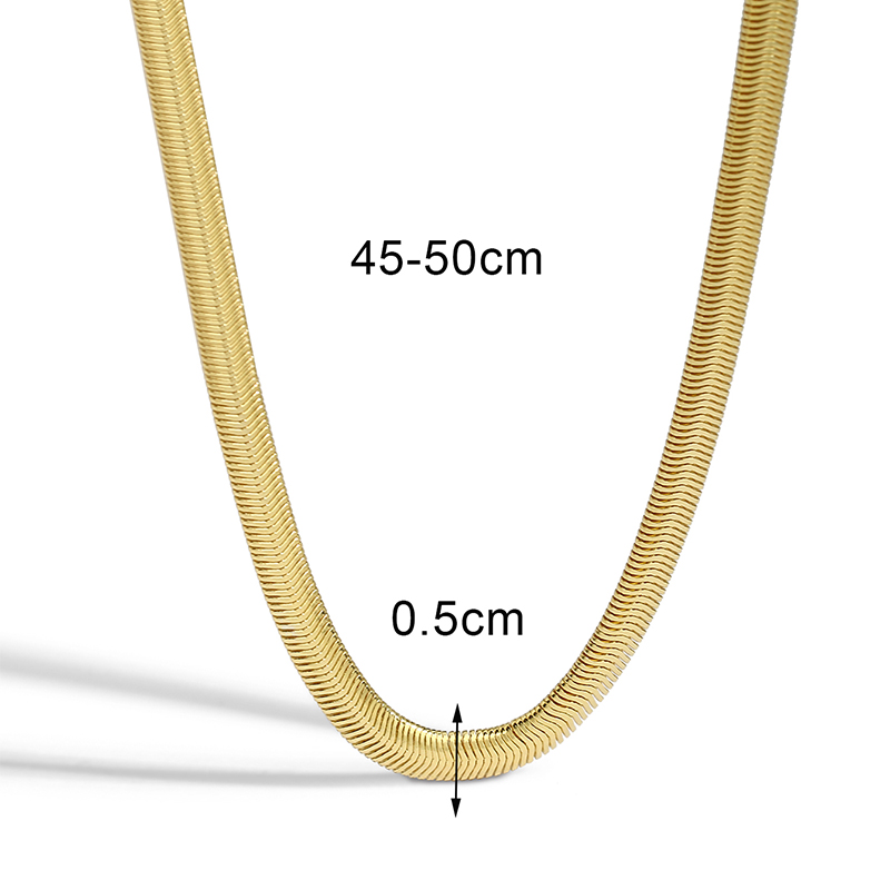 Simple Style Solid Color Copper Plating 18k Gold Plated Women's Necklace display picture 1