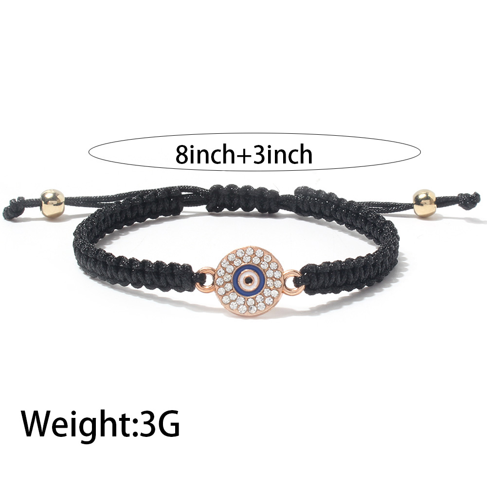 Style Simple Commuer Traverser Forme De Cœur Œil Chiffon Tricot Unisexe Bracelets display picture 1