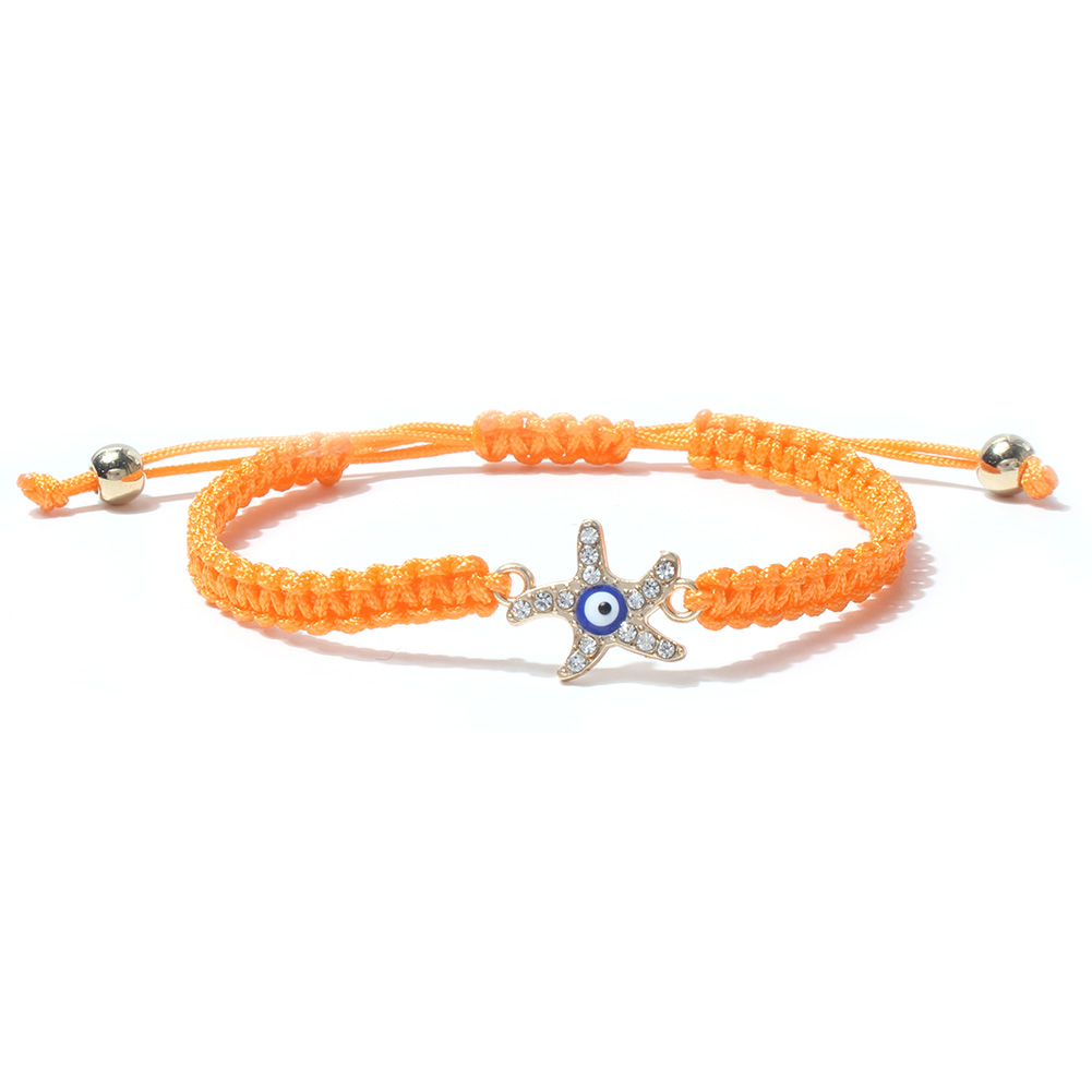 Einfacher Stil Pendeln Kreuzen Herzform Auge Tuch Stricken Unisex Armbänder display picture 4