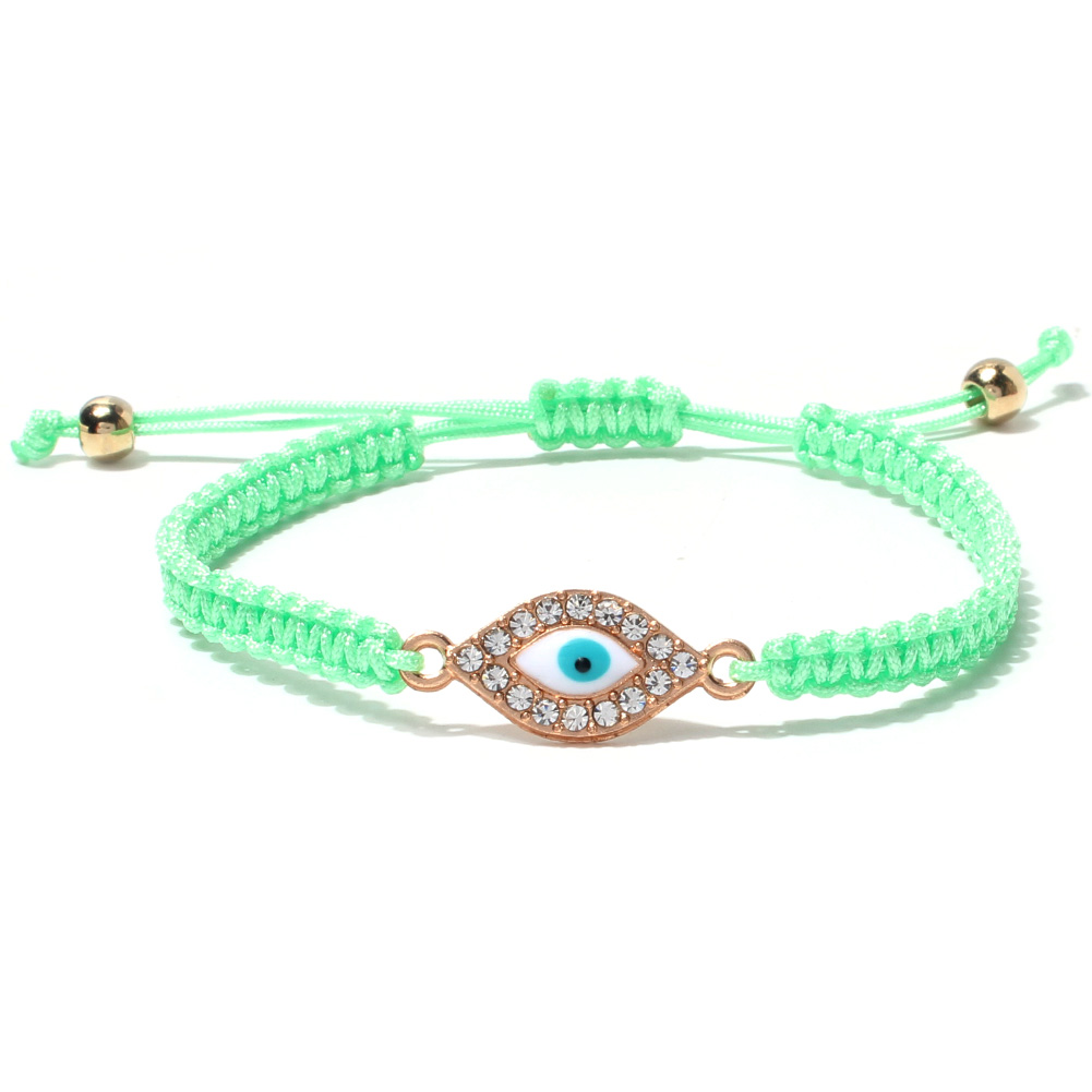 Simple Style Commute Cross Heart Shape Eye Cloth Knitting Unisex Bracelets display picture 10