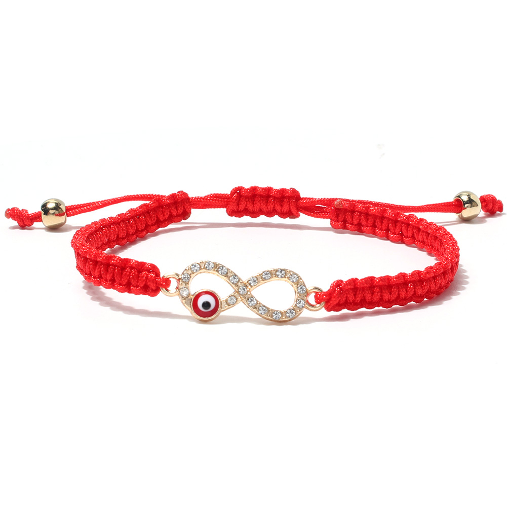 Simple Style Commute Cross Heart Shape Eye Cloth Knitting Unisex Bracelets display picture 14