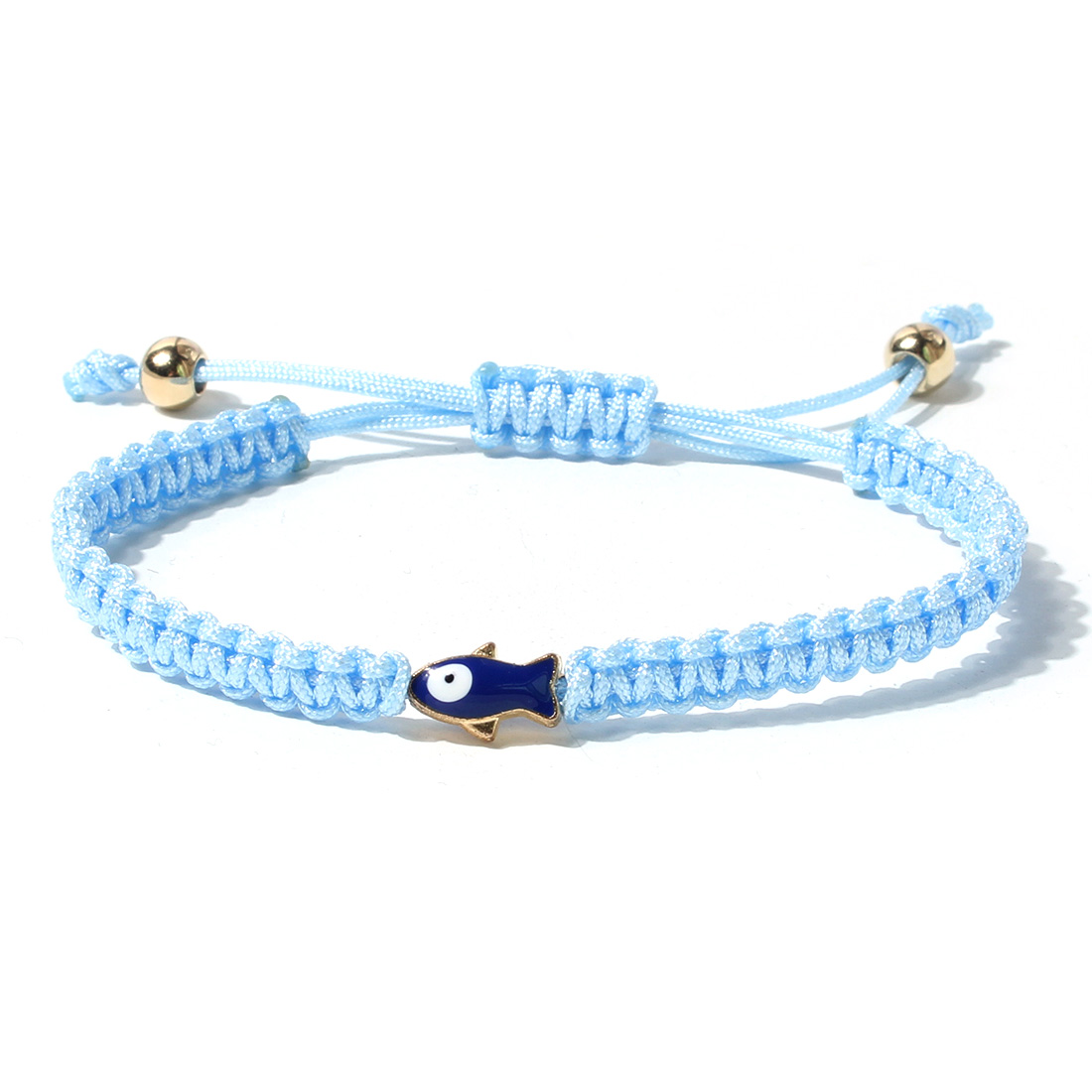 Simple Style Commute Cross Heart Shape Eye Cloth Knitting Unisex Bracelets display picture 17