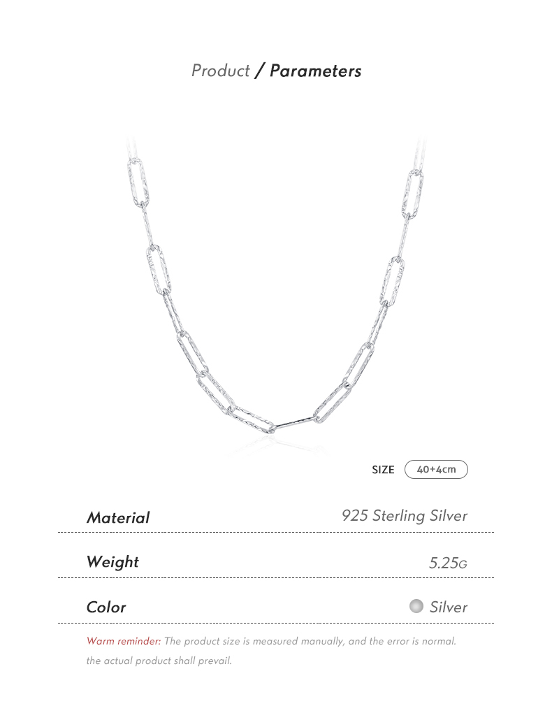 Ig Style Simple Style Geometric Solid Color Sterling Silver Plating Rhodium Plated Necklace display picture 4