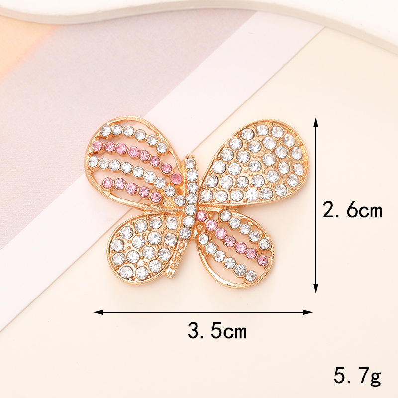 Style Simple Papillon Métal Incruster Zircon Bijoux Accessoires display picture 3