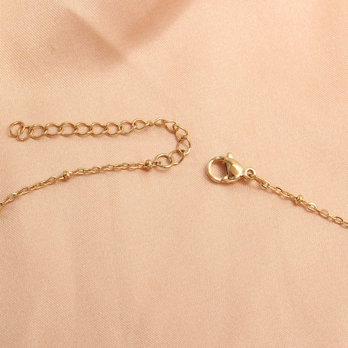 Edelstahl 304 18 Karat Vergoldet Einfacher Stil Einfarbig Überzug Herzform Symbol Halskette display picture 6