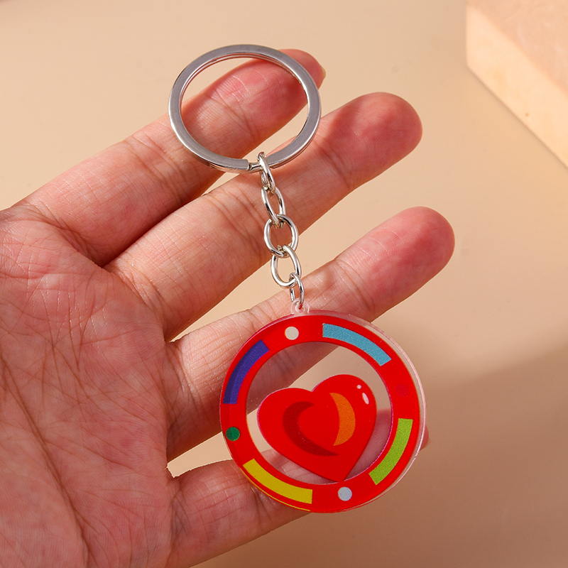 Romantic Heart Shape Zinc Alloy Valentine's Day Keychain display picture 3