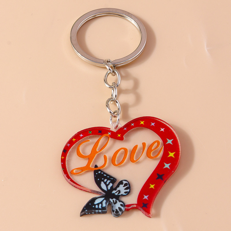 Romantic Heart Shape Zinc Alloy Valentine's Day Keychain display picture 10