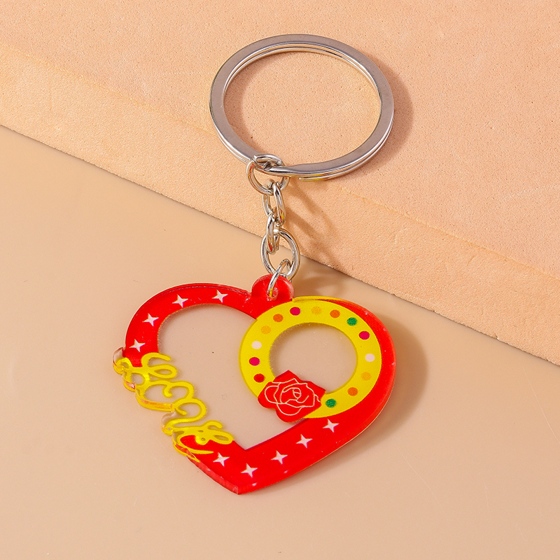 Romantic Heart Shape Zinc Alloy Valentine's Day Keychain display picture 11