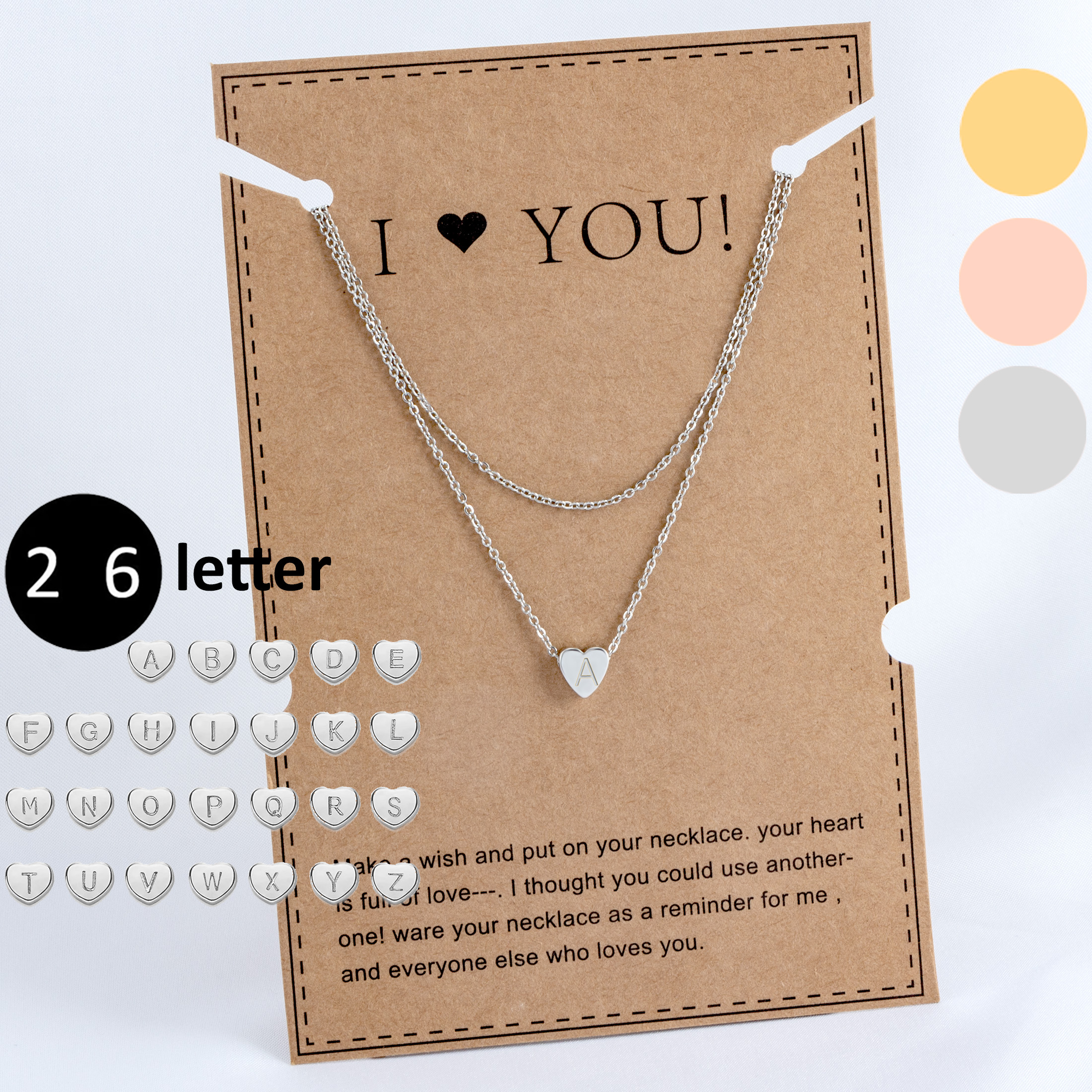 Wholesale Simple Style Commute Heart Shape Stainless Steel Copper Plating 18K Gold Plated Rose Gold Plated White Gold Plated Pendant Necklace display picture 19