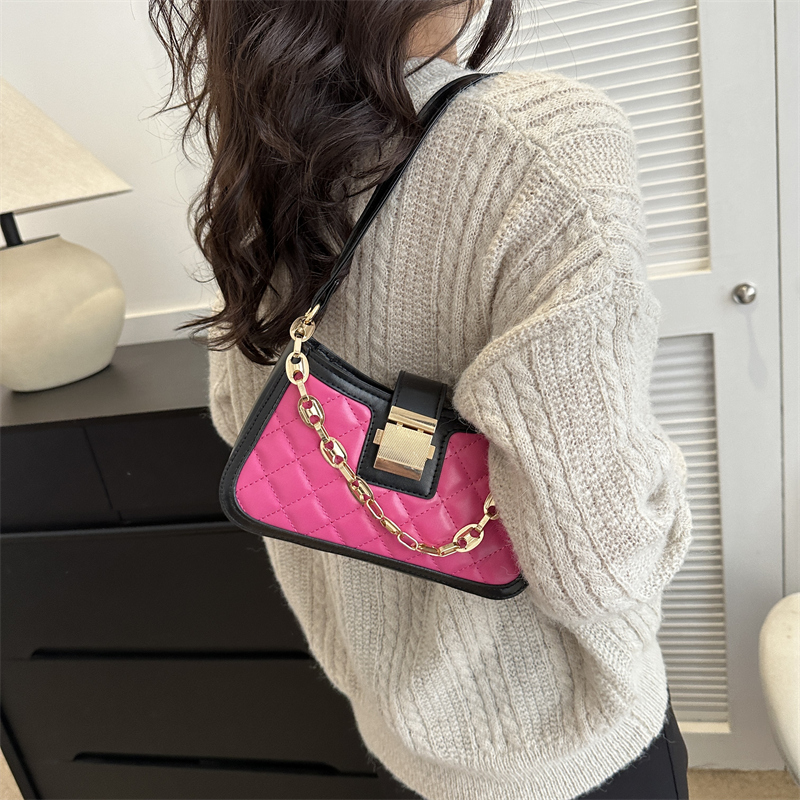 Women's Pu Leather Solid Color Streetwear Square Zipper Shoulder Bag Crossbody Bag display picture 5