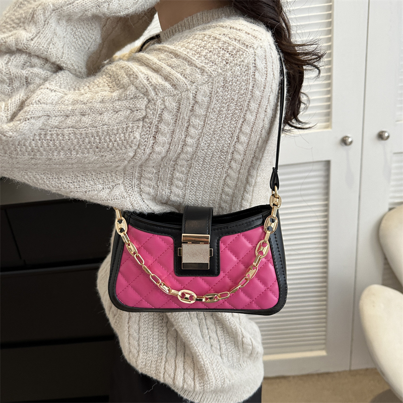 Women's Pu Leather Solid Color Streetwear Square Zipper Shoulder Bag Crossbody Bag display picture 3