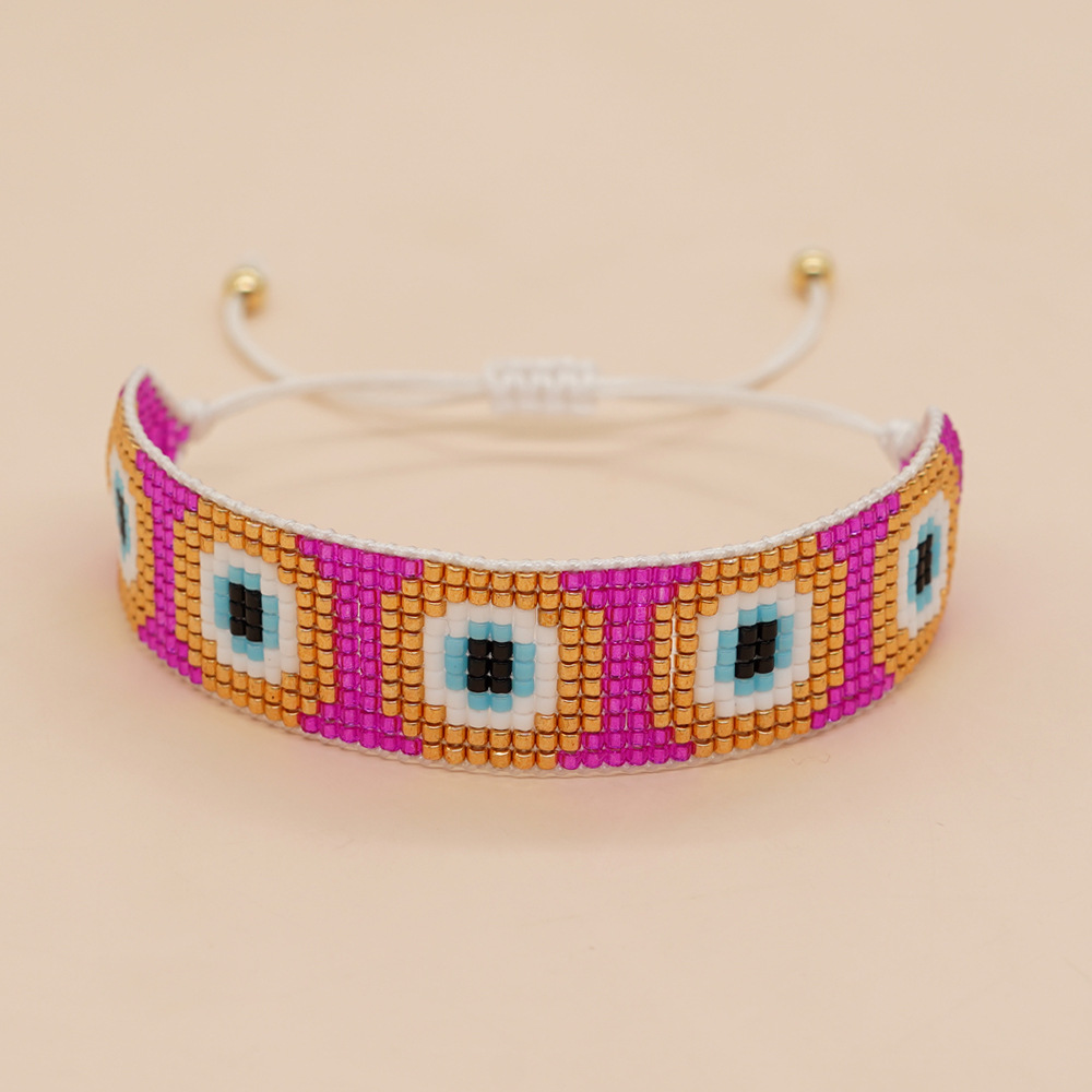 Bohemian Devil's Eye Glass Glass Women's Bracelets display picture 5