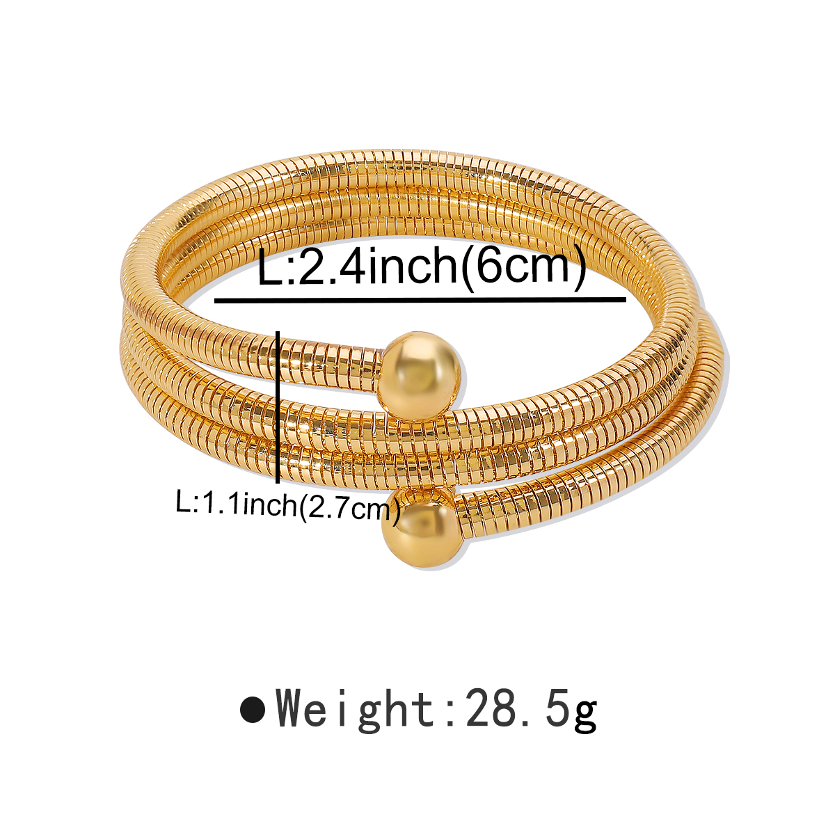 Modern Style Simple Style Solid Color Alloy Women's Bracelets Earrings Necklace display picture 9