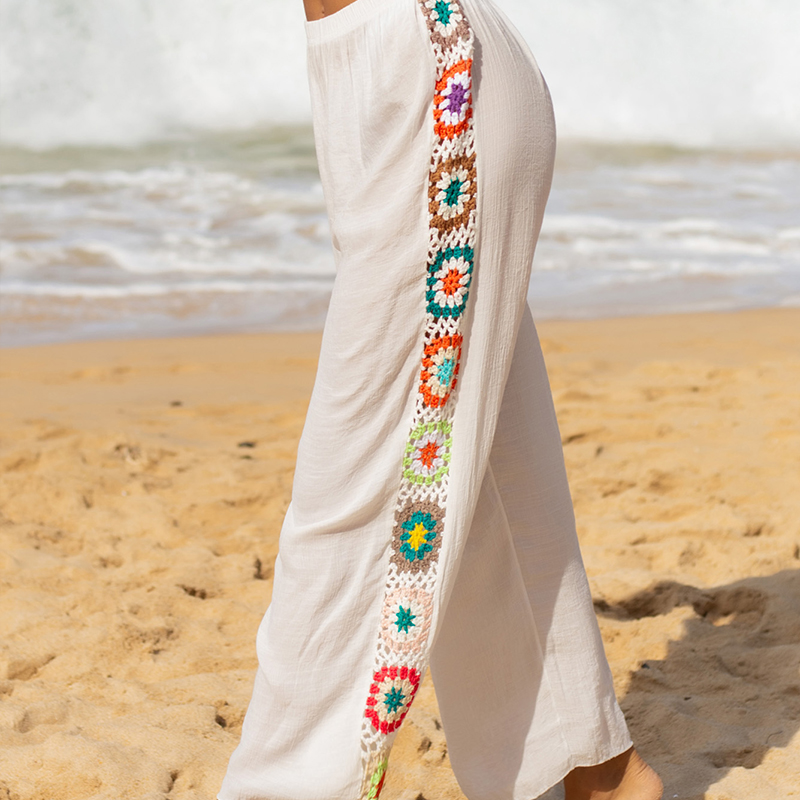 امرأة شاطئ بحر غير رسمي عطلة هندسي مكتمل الطول بأمتصاص السراويل display picture 10