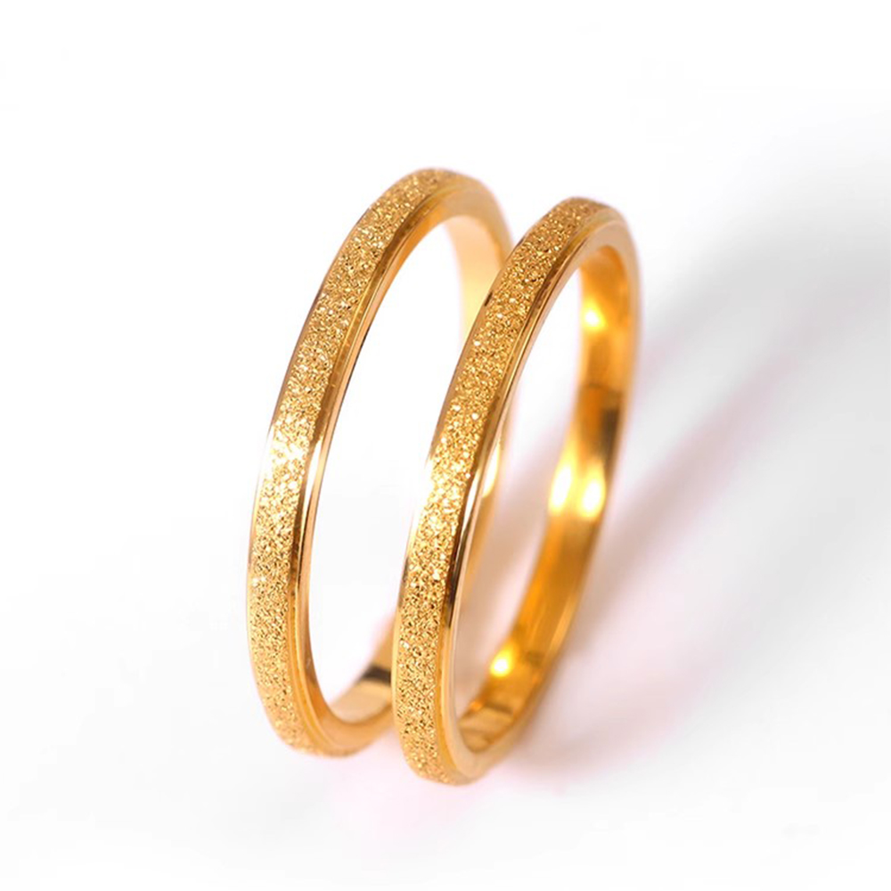 Simple Style Geometric Stainless Steel Rings display picture 1