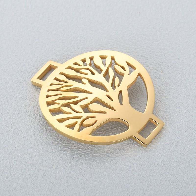 1 Piece Stainless Steel 18K Gold Plated Tree display picture 6