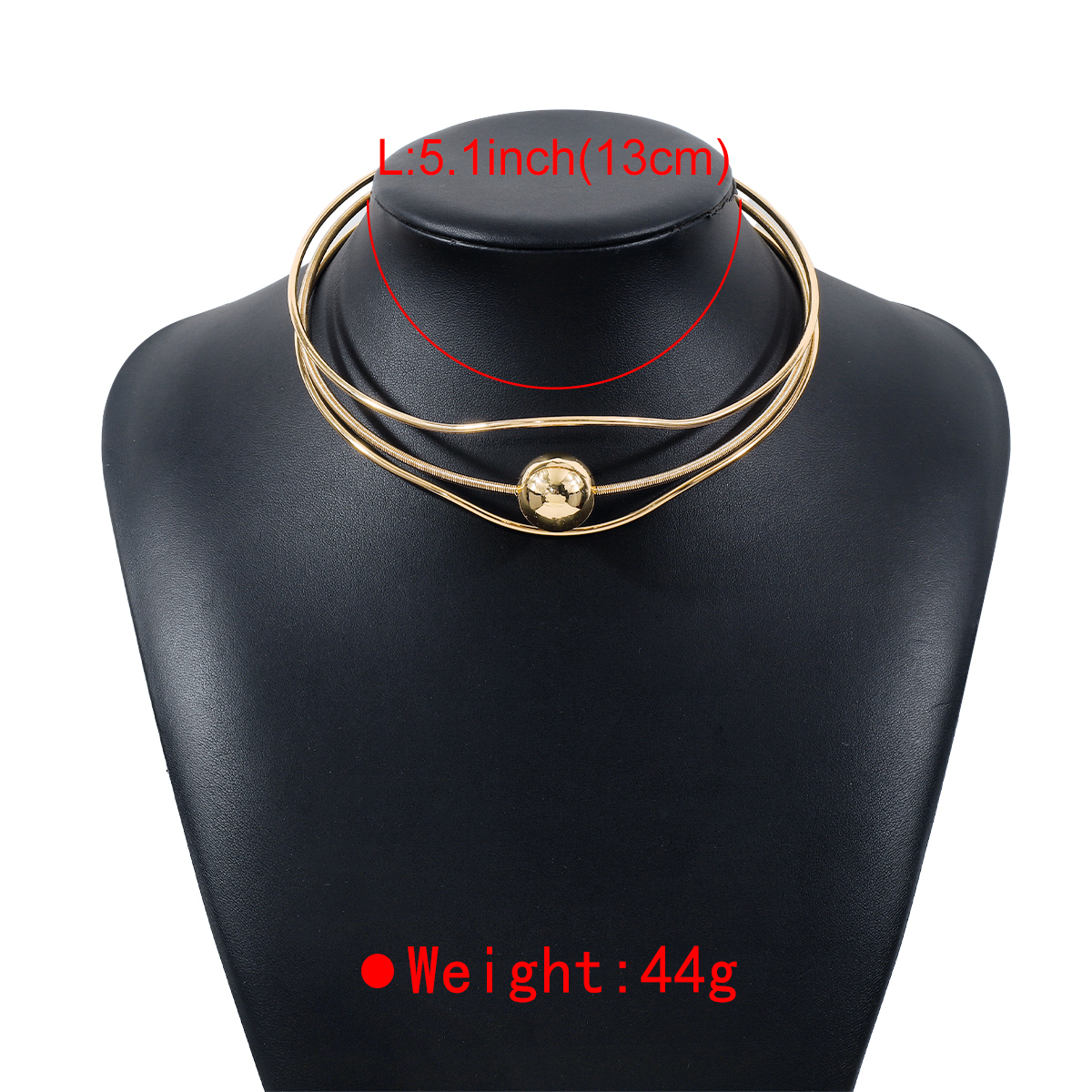Modern Style Simple Style Solid Color Alloy Women's Choker display picture 6