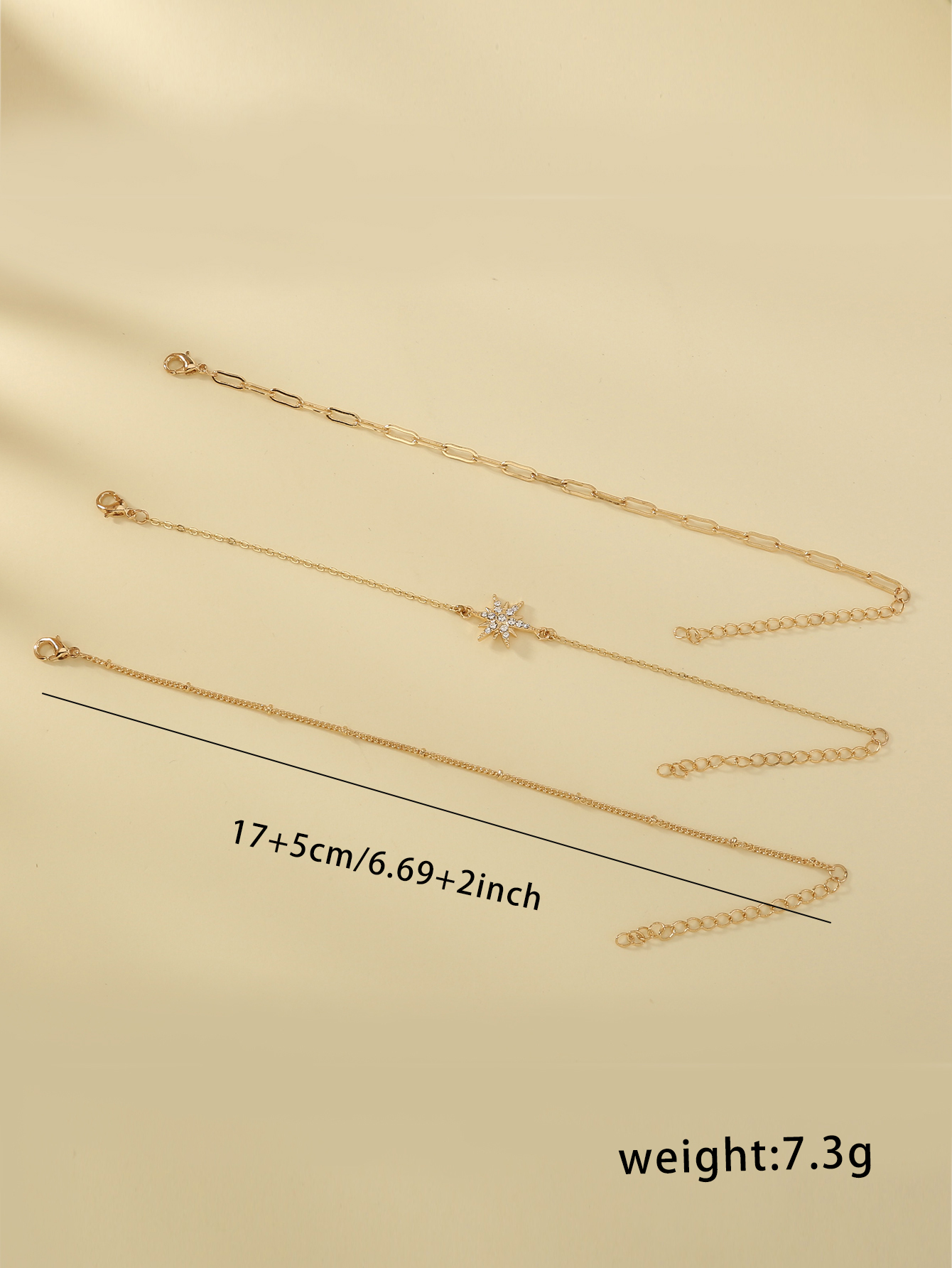 Classic Style Geometric Snake Copper Asymmetrical Zircon Bracelets display picture 2