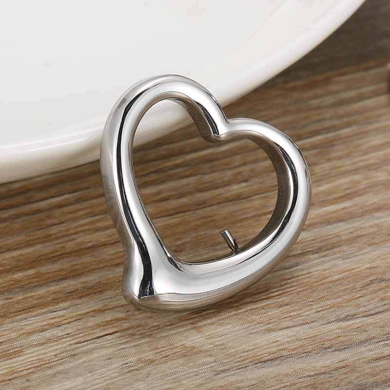 1 Piece Stainless Steel 18K Gold Plated Heart Shape display picture 2