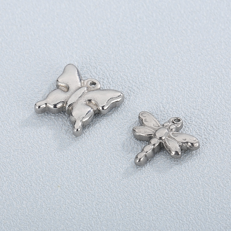 Simple Style Dragonfly Butterfly Stainless Steel Jewelry Accessories display picture 1