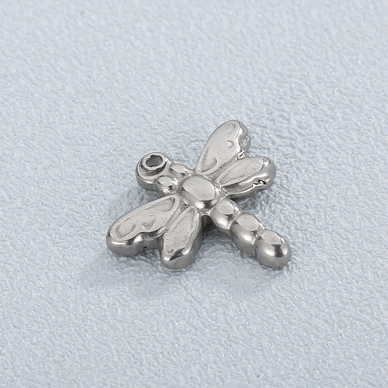 Simple Style Dragonfly Butterfly Stainless Steel Jewelry Accessories display picture 5