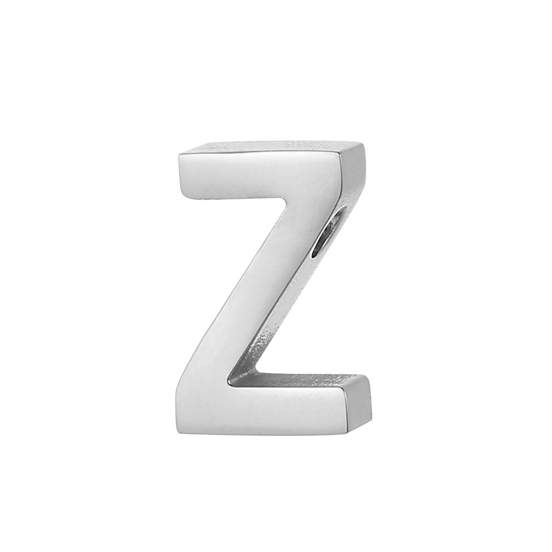 1 Piece 12 * 9mm Stainless Steel Letter Pendant display picture 6