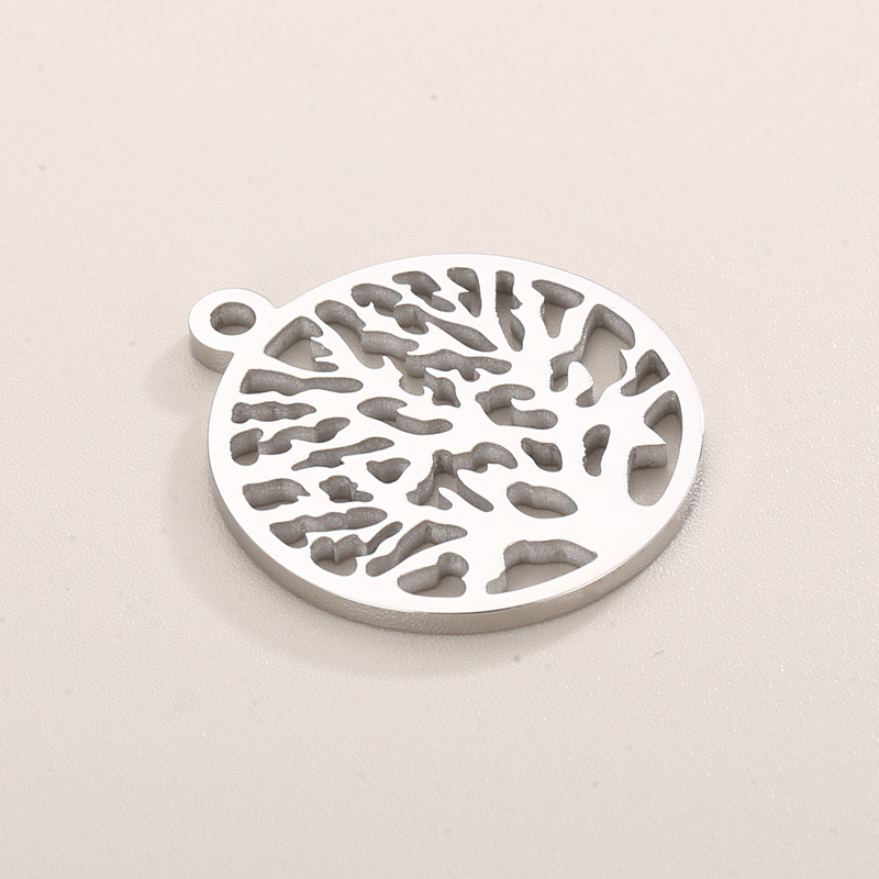 Simple Style Life Tree Stainless Steel Plating Jewelry Accessories display picture 7