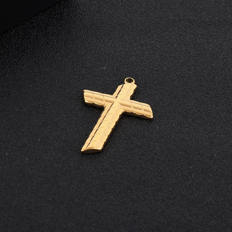Hip-hop Cross Stainless Steel Plating Jewelry Accessories display picture 3
