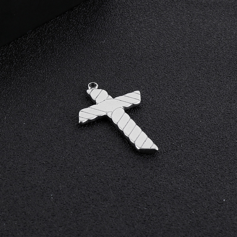 Hip-hop Cross Stainless Steel Plating Jewelry Accessories display picture 4