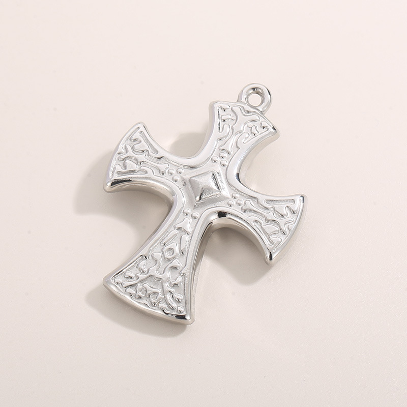 Hip-hop Punk Cross Stainless Steel Jewelry Accessories display picture 1