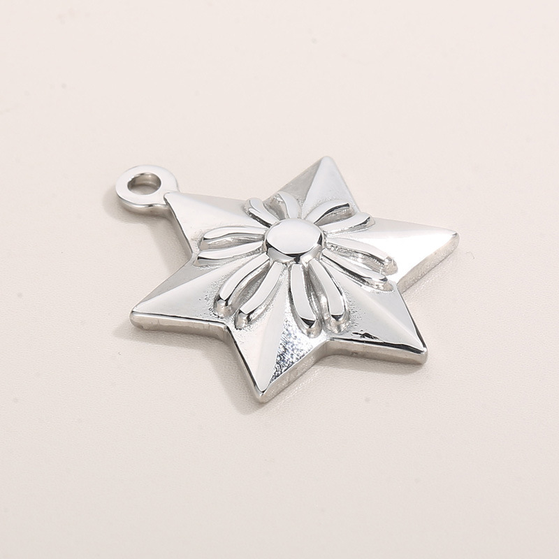 Simple Style Star Stainless Steel Jewelry Accessories display picture 6