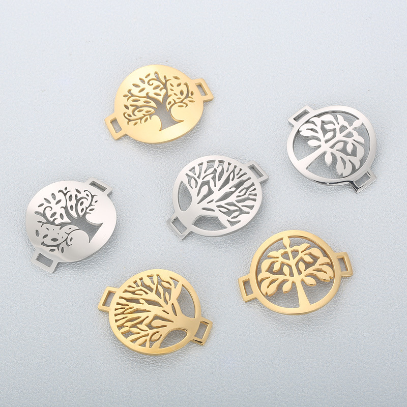 1 Piece Stainless Steel 18K Gold Plated Tree display picture 1