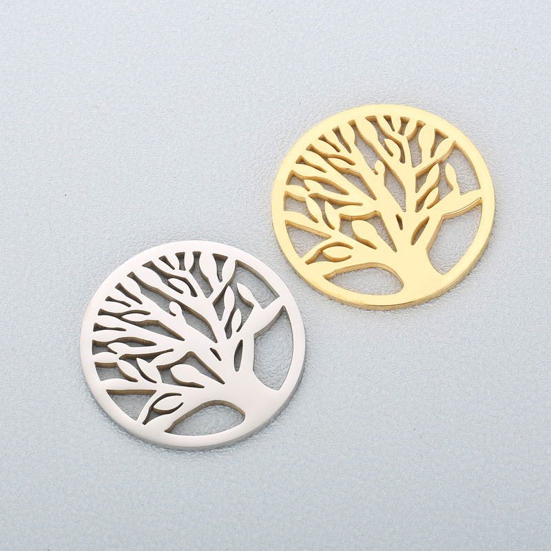 1 Piece Stainless Steel 18K Gold Plated Tree display picture 1