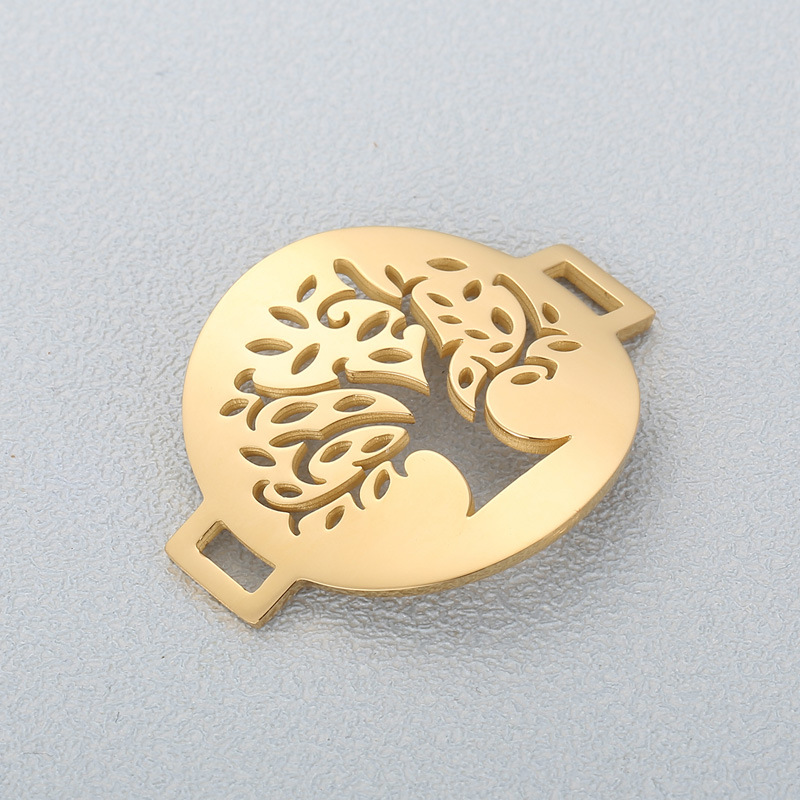 1 Piece Stainless Steel 18K Gold Plated Tree display picture 5