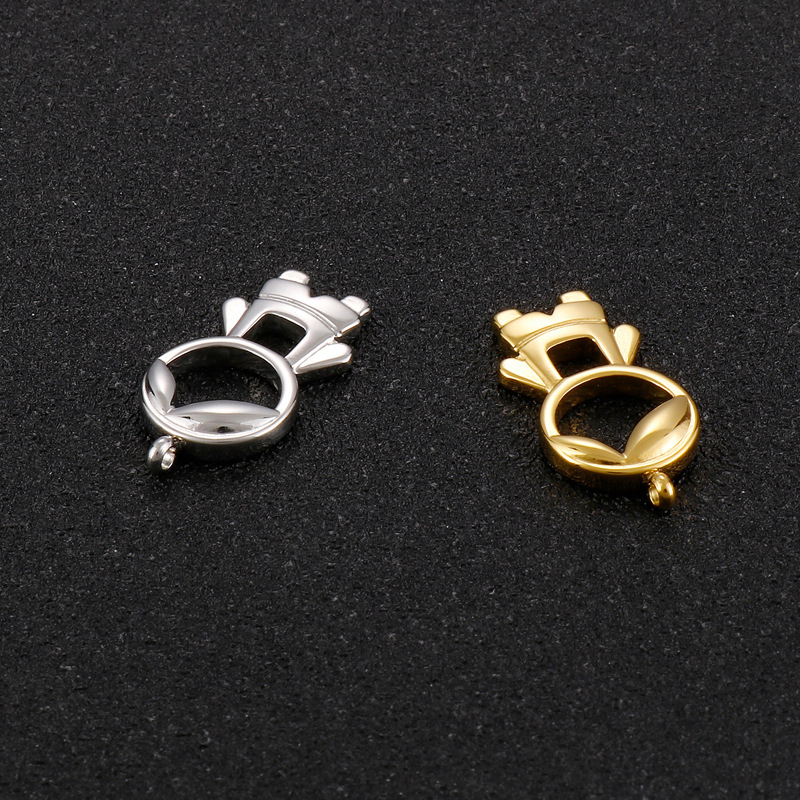 1 Piece Stainless Steel 18K Gold Plated Cartoon display picture 2