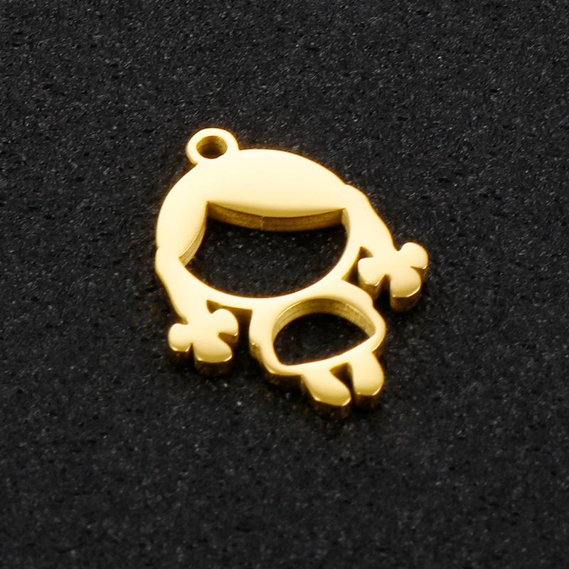 1 Piece Stainless Steel 18K Gold Plated Cartoon display picture 6