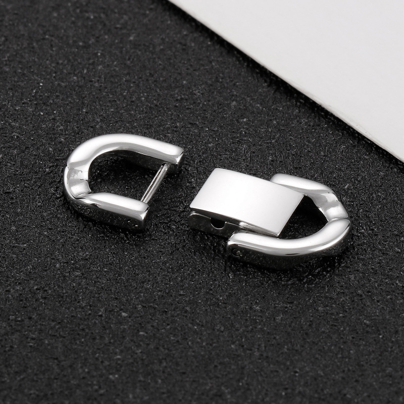 1 Piece Stainless Steel Solid Color Simple Style display picture 4