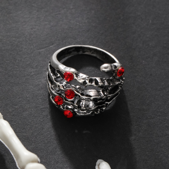 Punk Hand Alloy Plating Unisex Rings display picture 4