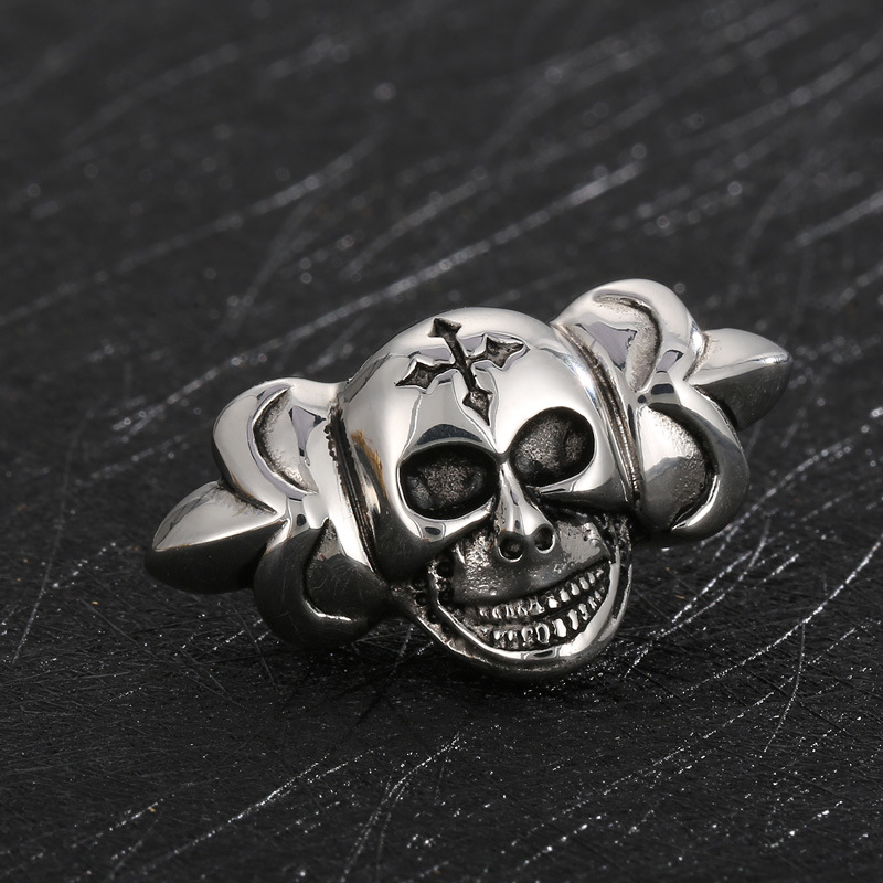 Punk Skull Stainless Steel Jewelry Accessories display picture 2