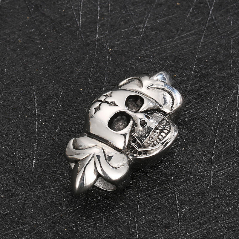 Punk Skull Stainless Steel Jewelry Accessories display picture 6
