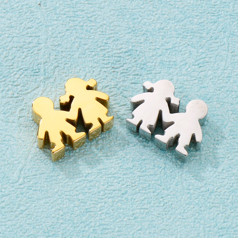 1 Piece Stainless Steel 18K Gold Plated Cartoon Character display picture 5