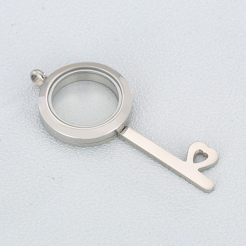 Lady Key Stainless Steel Plating Jewelry Accessories display picture 7