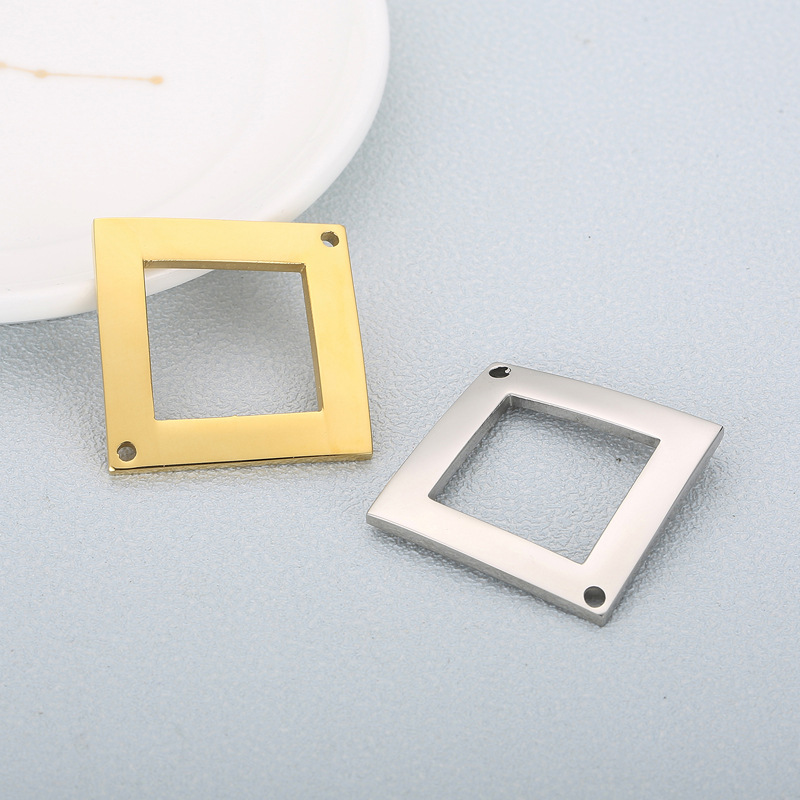 1 Piece Stainless Steel Square Simple Style display picture 3